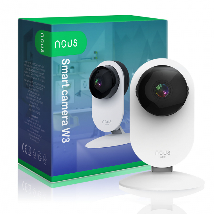 Camera de supraveghere IP WIFI NOUS W3 Smart, Interior, Full HD, 2MP, Night vison [1]