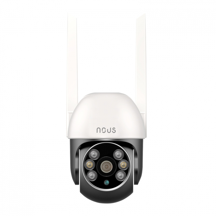 Camera de supraveghere IP WIFI NOUS W6 Smart, Exterior, 2K Ultra HD, 3MP, Detectare micare, Night vison, Rotire [1]