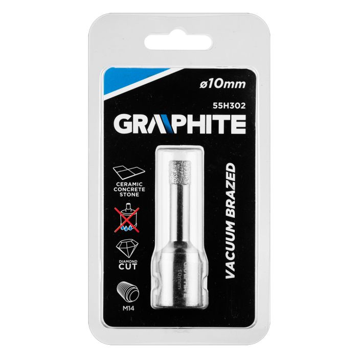 Carota diamantata 10mm, filet M14 GRAPHITE  55H302 [3]