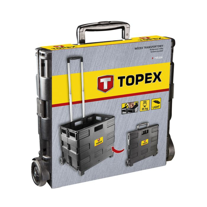 Carucior transport cu lada pliabila, capacitate 35kg 79R306 TOPEX [2]