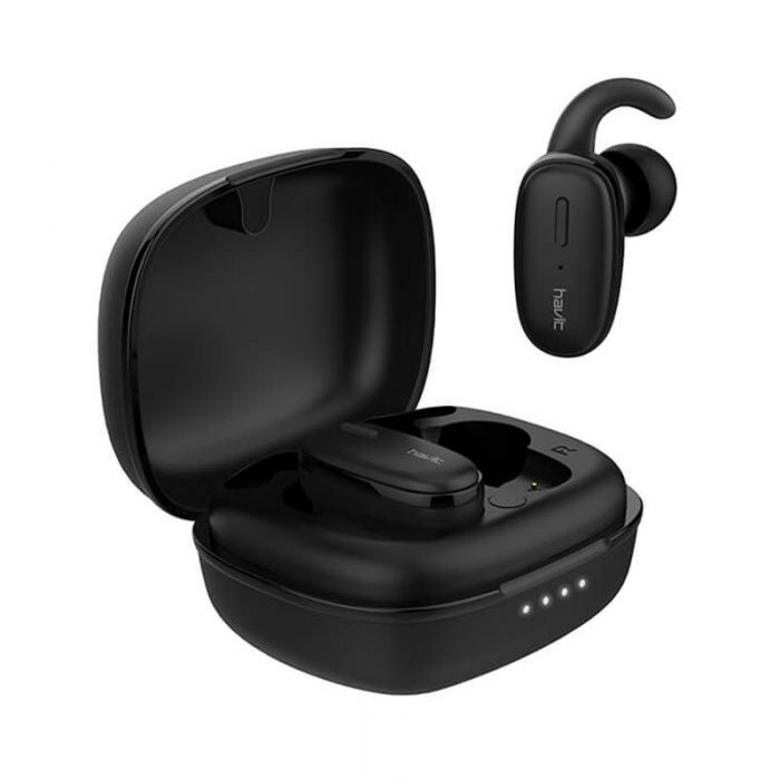 Casti audio In-Ear Havit I91, True Wireless, Bluetooth 5.0,  TWS, negru [4]