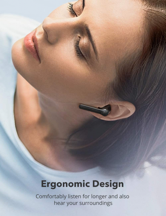 Casti audio In-Ear Taotronics SoundLiberty 92 , True Wireless, Bluetooth 5.0, TWS, Control Smart Touch USB-C, IPX6 [5]