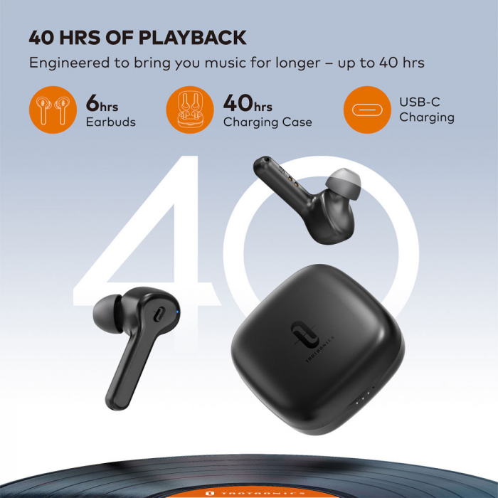Casti audio In-Ear Taotronics TT-BH1001, True Wireless, Bluetooth 5.0, TWS  USB-C - Resigilat [5]
