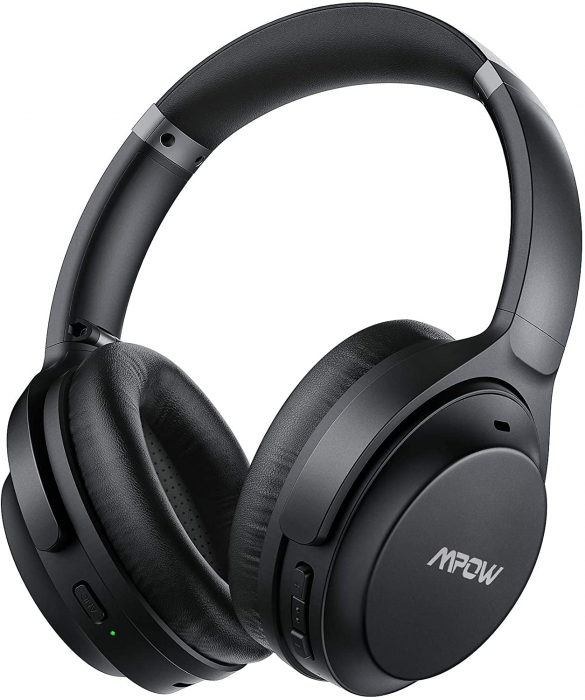 Casti audio Mpow H12 IPO, Active Noise Canceling, Bluetooth 5.0, USB-C, Bas puternic, Microfon CVC8.0, Autonomie 40 ore, True Wireless [1]