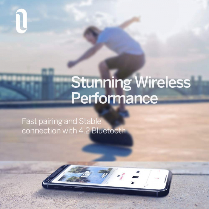 Casti audio TaoTronics TT-BH022, Noise canceling, functionare 45 ore, True Wireless, Sunet de Inalta calitate [2]