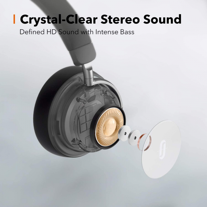 Casti audio TaoTronics TT-BH046, Hybrid Noise canceling, Bluetooth 5.0, True Wireless, cVc 6.0, Bas puternic si clar - Resigilat [4]