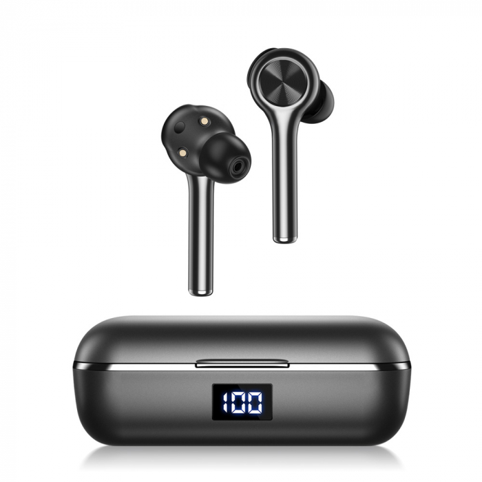 Casti Bluetooth 5.0  True Wireless Blitzwolf BW-FYE6, TWS, Dual Dynamic Driver, timp mare de functionare [5]