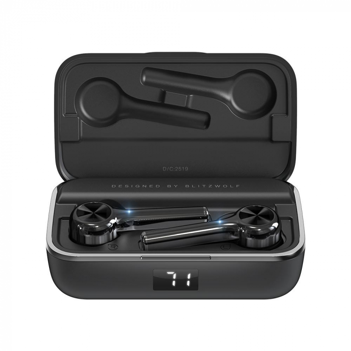 Casti Bluetooth 5.0  True Wireless Blitzwolf BW-FYE6, TWS, Dual Dynamic Driver, timp mare de functionare [3]