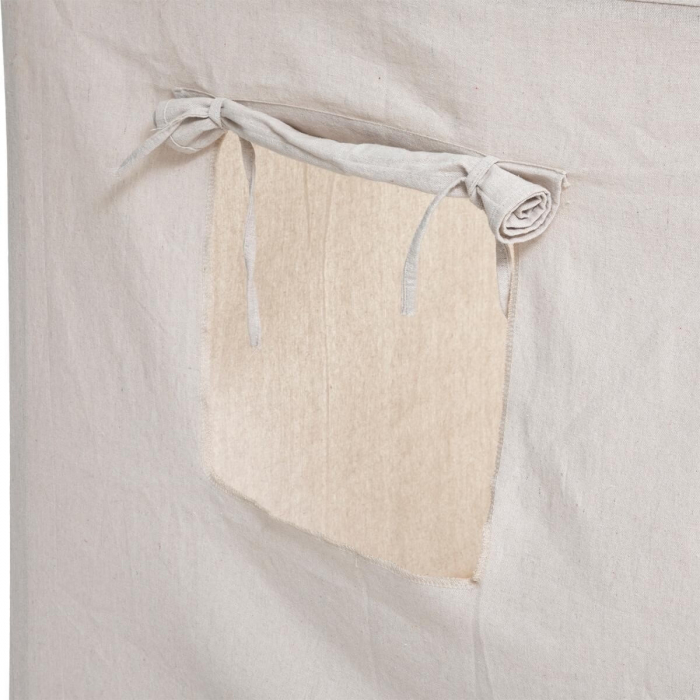 Casuta copii Atmosphera Safari, lemn de pin si panza textila, 77x115 cm, bej [4]