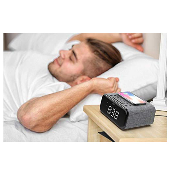 Ceas cu Radio FM VAVA 5 in 1, Boxa Bluetooth, Incarcator Wifi [3]