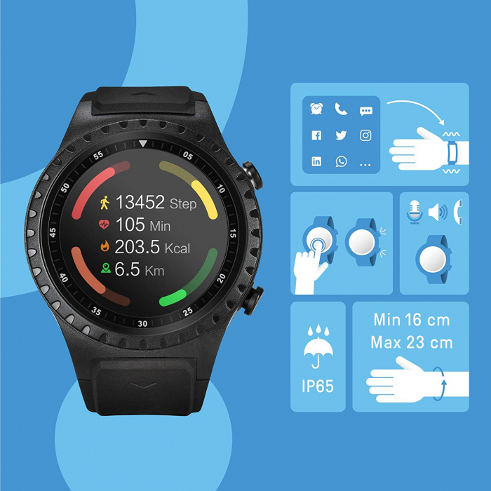 Ceas smartwatch Acme SW302, HR, GPS, Black [4]
