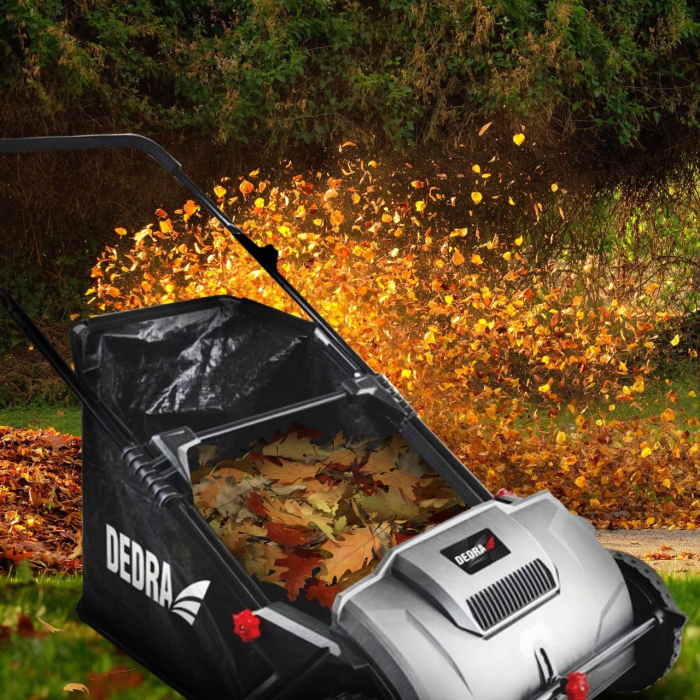 Colector frunze si iarba 530 mm, mecanism manual, maner reglabil, 8 perii, 100 L, DEDRA DED8803 [8]