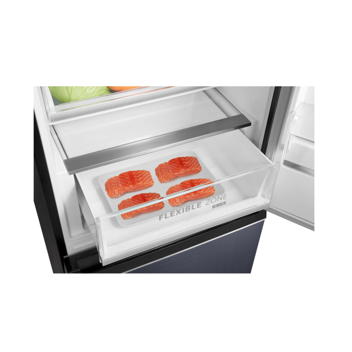 Combina frigorifica Toshiba, 378 L, No Frost, afisaj LED, control electronic al temperaturii, iluminare LED, Clasa E, Morandi Grey [7]