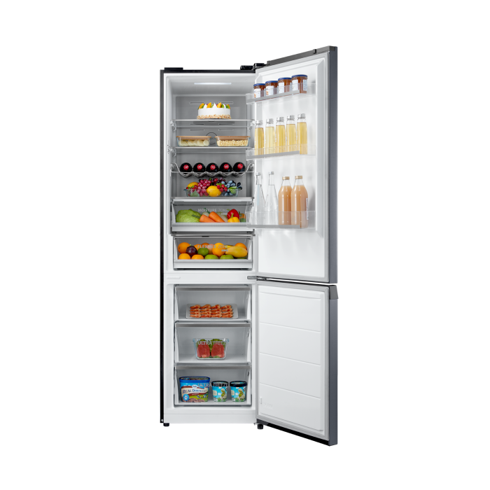 Combina frigorifica Toshiba, 378 L, No Frost, afisaj LED, control electronic al temperaturii, iluminare LED, Clasa E, Morandi Grey [8]