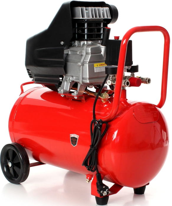 Compresor 50 l, 8 bar, 3,8 CP / 2,8 kW, 206 l/min, Kraft&Dele KD401 [19]