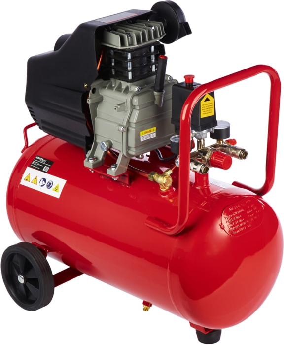 Compresor 50 l, 8 bar, 3,8 CP / 2,8 kW, 206 l/min, Kraft&Dele KD401 [9]