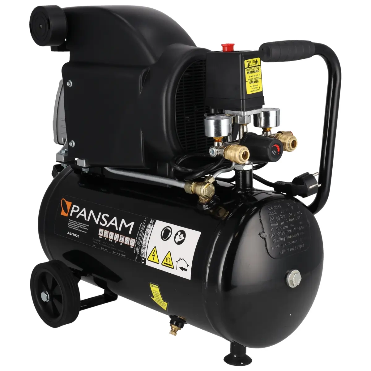 Compresor cu rezervor 24L Pansam , 1500 W 8 Bari [1]