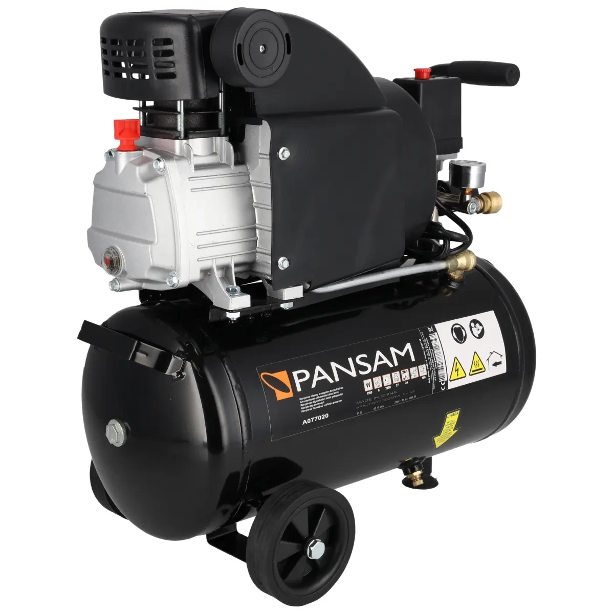 Compresor cu rezervor 24L Pansam , 1500 W 8 Bari [7]