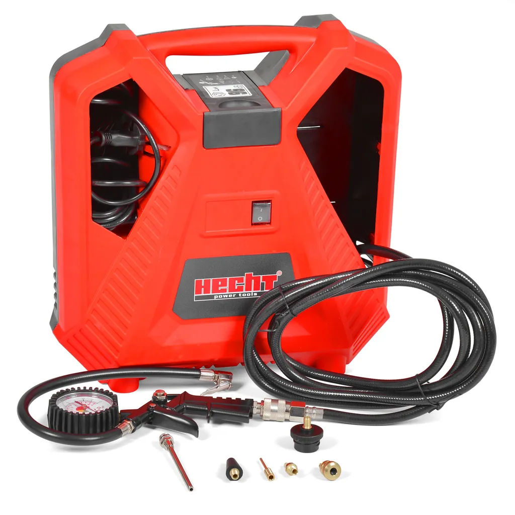 Compresor fara ulei 1100 W, 8 bar, 180 l/min, 6 kg, HECHT 2888 [7]