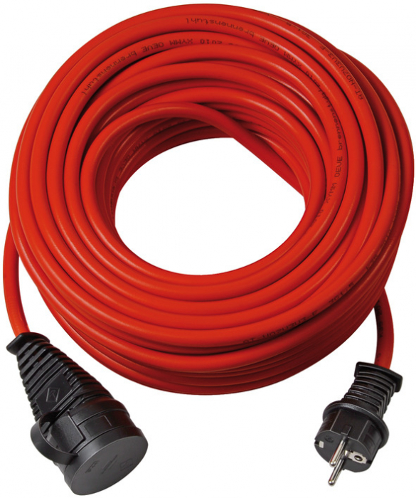 Cordon prelungitor Brennenstuhl BREMAXX , IP44, 25m, IP44, AT-N05V3V3-F 3G1.5 - Rosu [1]