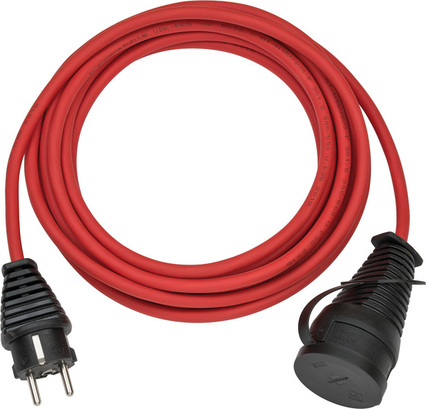 Cordon prelungitor Brennenstuhl BREMAXX , IP44, 5m, IP44, AT-N05V3V3-F 3G1.5 - Rosu [1]