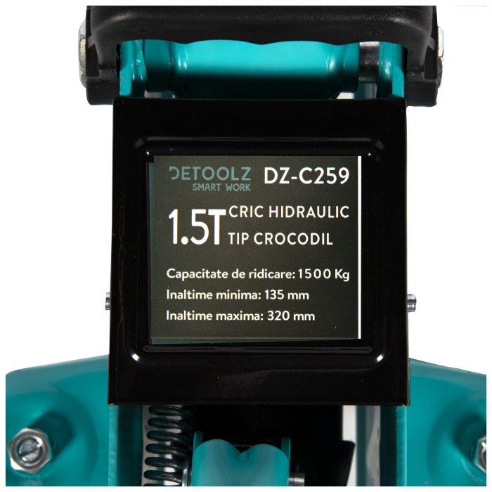 Cric hidraulic 1.5T tip crocodil, Detoolz DZ-C259 [6]