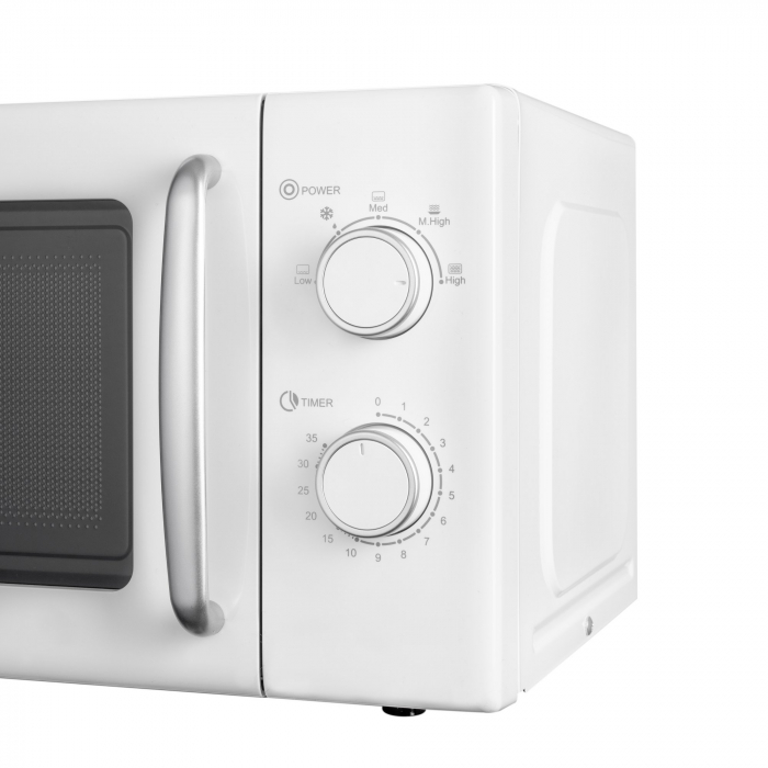 Cuptor cu microunde Daewoo, 20 L, 700 W, 5 niveluri de putere, semnal sonor, Alb, KOR-6S20W-2 [4]