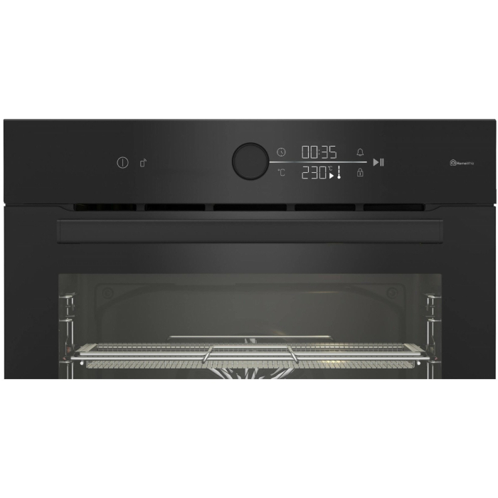 Cuptor incorporabil BEKO BBIMA17410BMPW, Electric, 72 l, Autocuratare pirolitica, AirFry, SteamShine Cleaning, Wi-Fi, Booster, LED display touch control, Clasa A+, Negru [4]