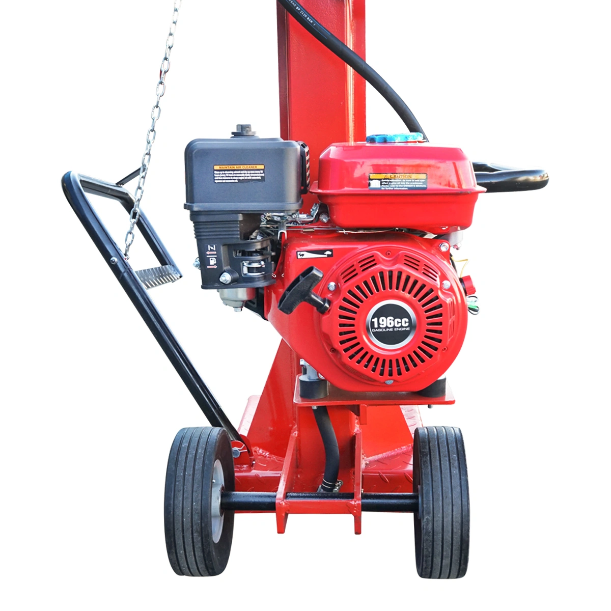 Despicator lemne vertical cu motor pe benzina 196cm3, putere despicare 14T, bustean 1040x400mm Breckner Germany BK98360 [6]