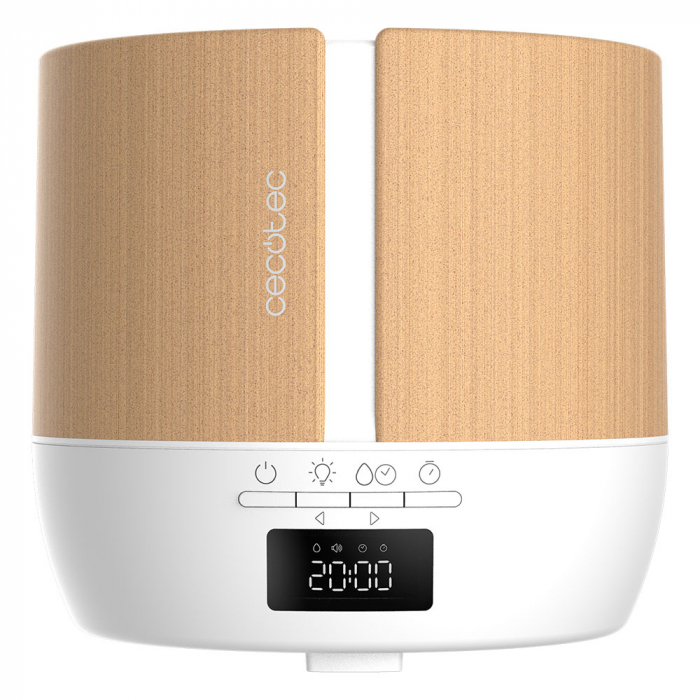 Difuzor aroma cu Ultrasunete Smart Cecotec PureAroma 550 Connected, control din Smartphone, 7 culori LED, boxa incorporata - Stejar [5]