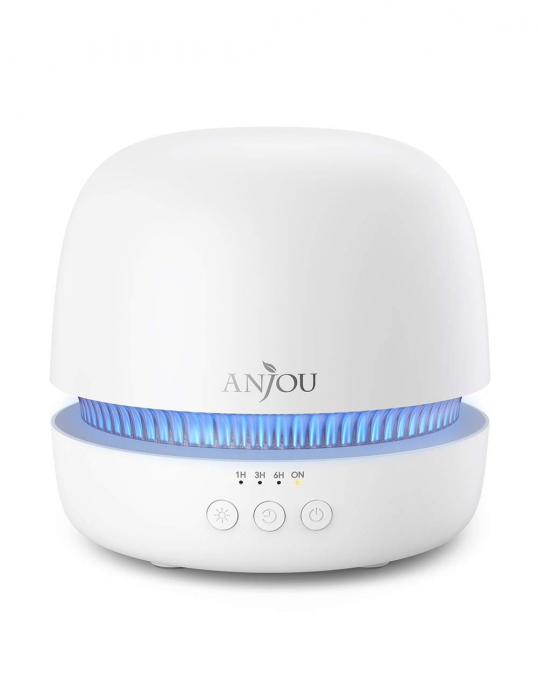 Difuzor aroma terapie Anjou AJ-ADA019, 300ml, LED 7 culori, BPA free, oprire automata [5]