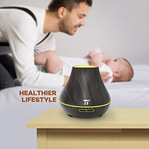 Difuzor Aroma terapie TaoTronics TT-AD004, 400ml, 13W, 14 ore - Negru [5]