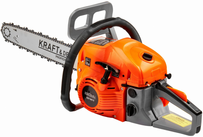 Drujbă pe benzină 5.9 CP lamă + lanț 16" 40cm | 18" 45cm + demaror KD10613 [4]