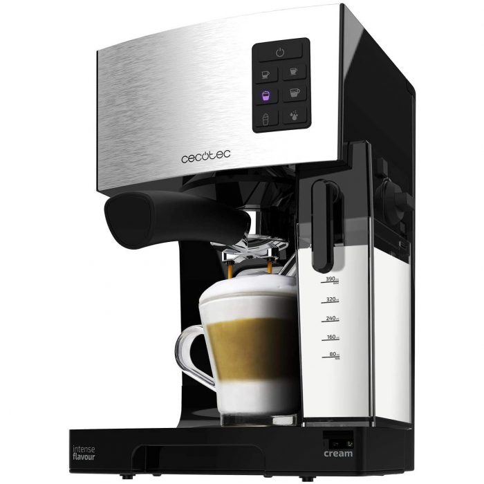 Espressor semi-automat Cecotec Power Instant-ccino 20, 1450 W, 20 bar, 1.4 l, rezervor lapte 400 ml - Resigilat [1]