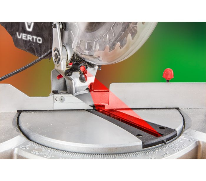 Ferastrau pentru taieri inclinate, 1500 W, 210 X 30 MM 52G206 VERTO [3]