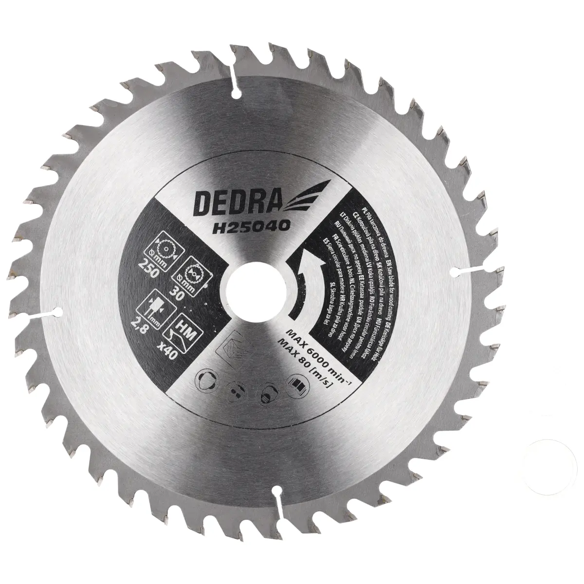 Fierastrau circular cu masa, disc 254 mm, 2000W, 4800 rpm, DED7754 [8]