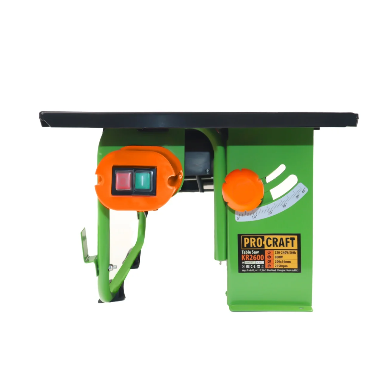 Fierăstrău circular staționar PROCRAFT KR2600, 800 W, 2950 rpm [3]