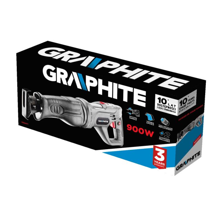Fierastrau sabie 900W, cursa lamei 20 mm Graphite 58G971 [3]