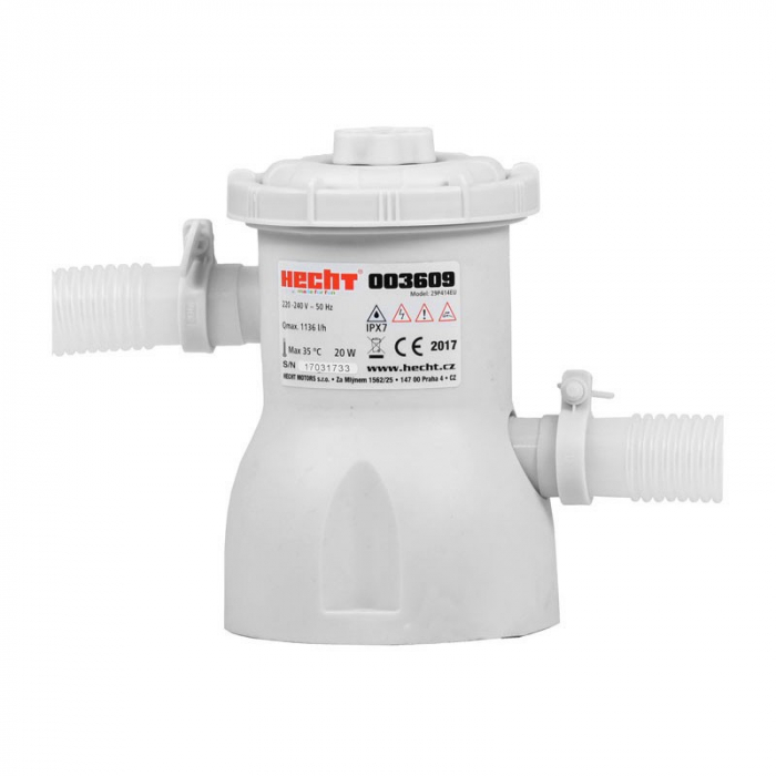 Filtru pentru piscina Hecht 003609 230 v 1.2 Mc h alb [3]