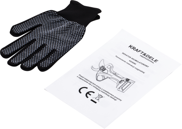 Foarfeca de gradina cu acumulator, 2 x 2Ah, Kraft&Dele KD5090 [15]