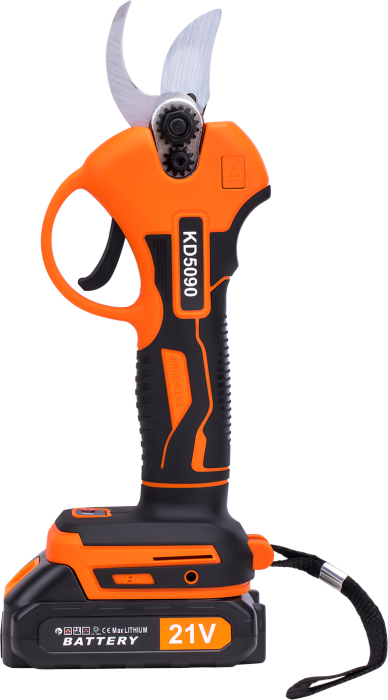 Foarfeca de gradina cu acumulator, 2 x 2Ah, Kraft&Dele KD5090 [10]