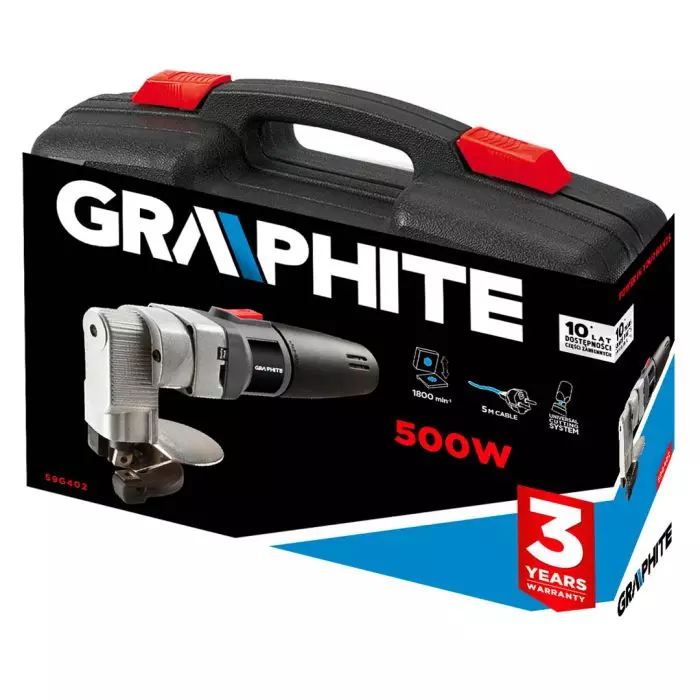 Foarfeca pentru tabla Graphite 59G402, 500 W [2]