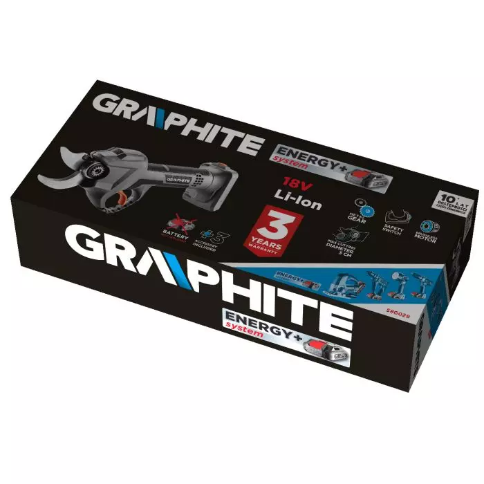 Foarfece de tuns Graphite 58G029, 30 mm diametru maxim , fără perii Li-lon 18V, fără baterie [11]