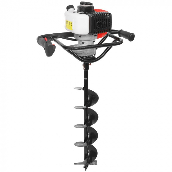 Foreza de pamant / Motoburghiu HECHT 52, motor termic, putere 2.4 CP, adancime de forare 73 cm [2]