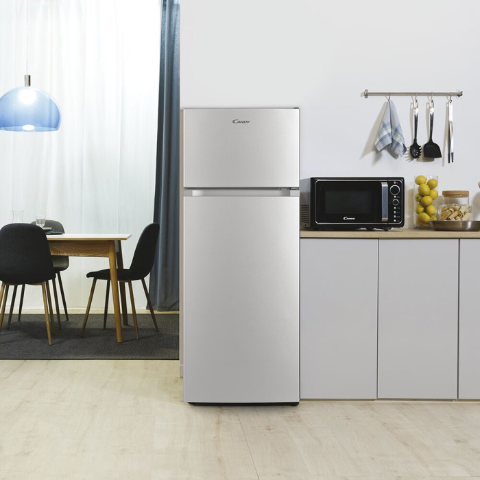 Frigider cu doua usi CANDY CDG1S514ES, 211 l, H 143 cm, Clasa E, Argintiu [7]