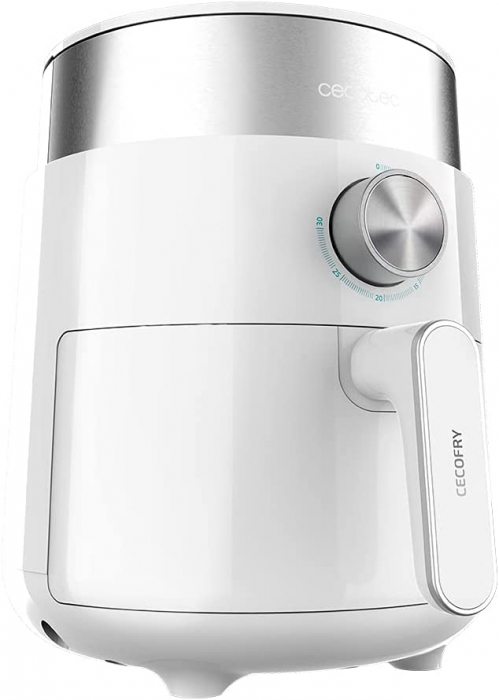 Friteuza cu aer cald, fara ulei Cecotec Cecofry Essential Rapid Sun, 1200W, 2.5L, Control tactil, 5 Programe Presetate [1]