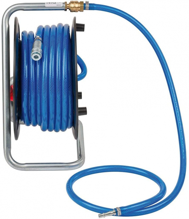 Furtun Aer comprimat compresor Brennenstuhl cu tambur, anti rasucire, 20m, O 9 15mm, 15 bari [1]