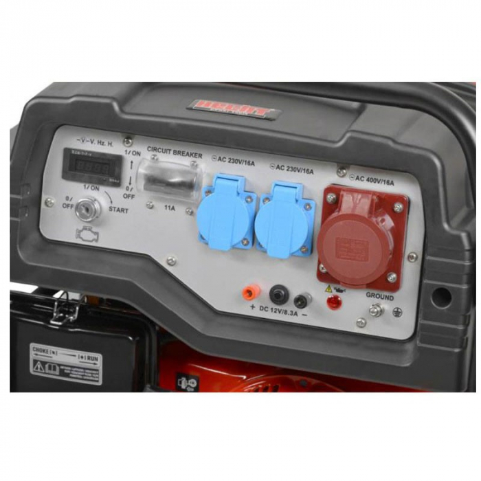 Generator de curent Hecht GG 10000 8800w 459 cm monofazat trifazat [6]