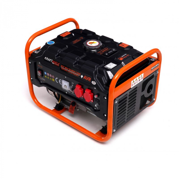 Generator de curent monofazat 3500W, 12/230V, 7 CP, 4 timpi, Kraft&Dele KD160 [13]