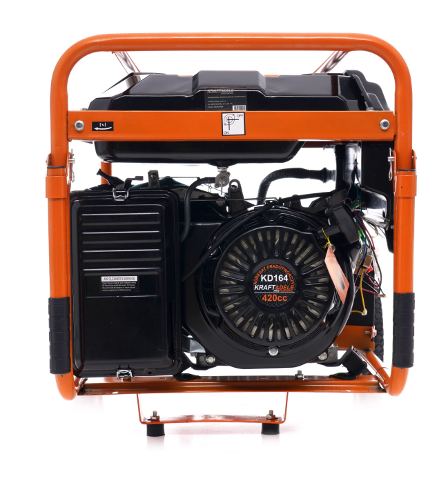 Generator de curent monofazat 5500W 12/230V, pornire electrica, Kraft&Dele KD164 [12]